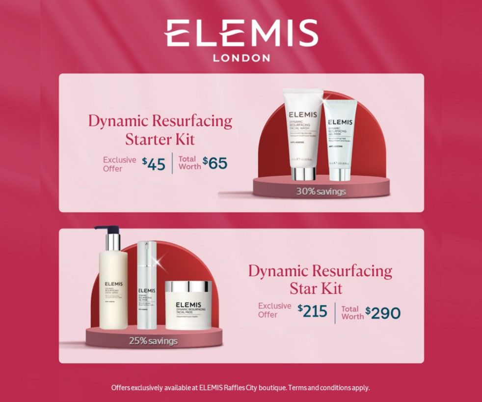 Enjoy Great Deals Now at Elemis London Beauty & Wellness CapitaLand